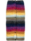 MARNI STRIPED KNIT SKIRT