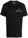 Philipp Plein Ss Iconic Plein Round-neck T-shirt In Schwarz