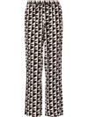 MATTEAU GEOMETRIC-PRINT STRAIGHT-LEG TROUSERS