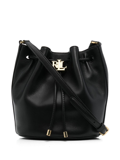 Lauren Ralph Lauren Andie Bucket Bag In Black