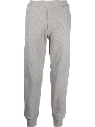 Alexander Mcqueen Logo-trim Track Pants In Grey