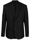 VERSACE LA GRECA SINGLE-BREASTED WOOL BLAZER