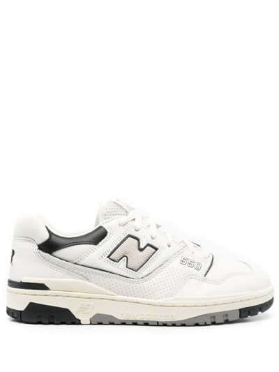 New Balance 550 Lifestyle Unisex Leather Sneakers In White