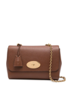 Mulberry Medium Lily Classic Grain-leather Chain Shoulder Bag In Brown