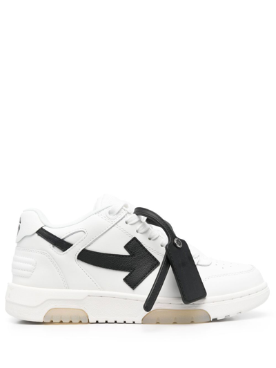 Off-white Off White Women's  White Leather Sneakers