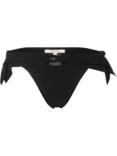 Nensi Dojaka Bikini Bottom With Criss Cross Detailing In Black