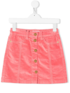 Molo Kids Pink Bera Denim Skirt In Pink