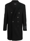 DSQUARED2 DOUBLE-BREASTED COTTON COAT