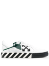 OFF-WHITE VULCANIZED LOW-TOP SNEAKERS