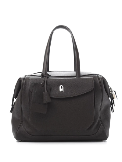 Pre-owned Hermes  Cabine 35 Holdall Bag In Brown