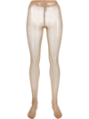 Falke Sheer-coverage High-waisted Tights In Neutrals