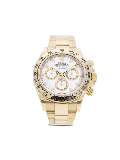 Pre-owned Rolex 2017  Cosmograph Daytona 40mm In White