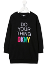 DKNY 'DO YOUR THING' SWEATSHIRT DRESS
