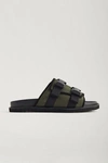 Greats Classon Utility Slide Sandal In Olive