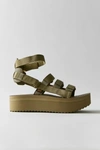 Teva Women's Mevia Flatform Gladiator Sandals In Khaki