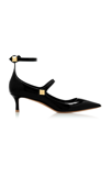 Valentino Women's  Garavani Ma Belle Patent Leather Pumps In Black,ivory