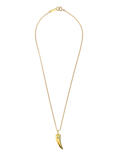 Isabel Marant Other Side Long Necklace In Gold