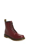 Dr. Martens' 1460 Softy T Lace-up Leather Boots In Cherry