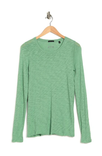Atm Anthony Thomas Melillo Destroyed Wash Tee In Havana Green