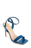 Journee Collection Dorian Ankle Strap Stiletto Sandal In Blue