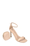 Journee Collection Everton Tru Comfort Foam Heeled Sandal & Pouch Set In Nude