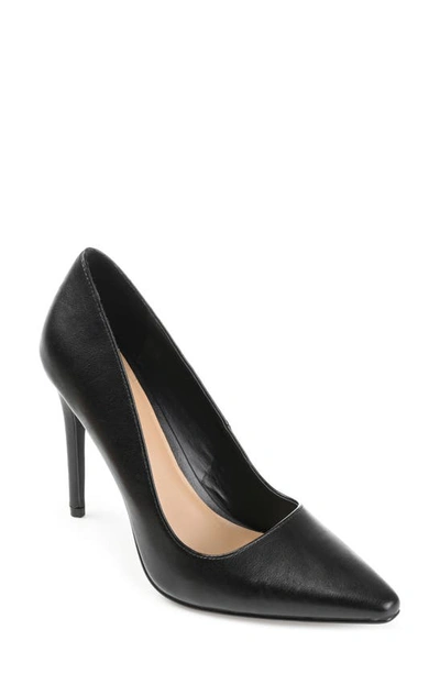 Journee Collection Hadli Pointed Toe Stiletto Pump In Black