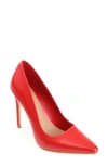 Journee Collection Hadli Pointed Toe Stiletto Pump In Red