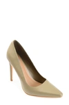 Journee Collection Hadli Pointed Toe Stiletto Pump In Green