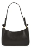 Madewell The Sydney Leather Hobo Bag In Black