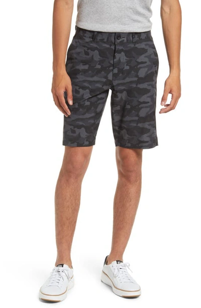 Vintage 1946 Camo Flat Front Shorts In Black Camo