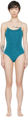 OSEREE BLUE LUMIÈRE ONE-PIECE SWIMSUIT