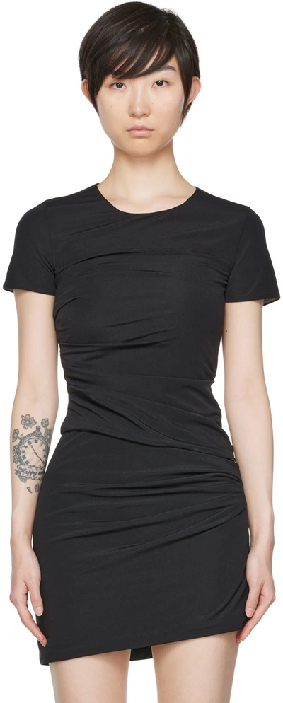 Helmut Lang Ssense Exclusive Black Reversible T-shirt In Basalt Black