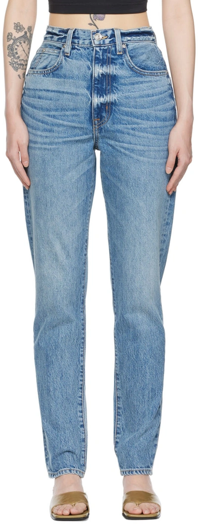 Slvrlake Beatnik Hoch Sitzende Jeans Mit Schmalem Bein In Ausgewaschener Optik In Salton Sea