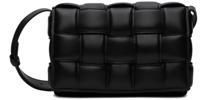 Bottega Veneta Black Padded Cassette Shoulder Bag In Multicolor