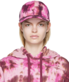 Ami Alexandre Mattiussi Pink Ami Patch Cap In 654 Pink/white
