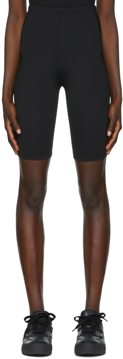 Ami Alexandre Mattiussi Black Ami De Cœur Shorts In 001 Black
