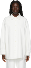 THE ROW WHITE FRANNIE DENIM SHIRT