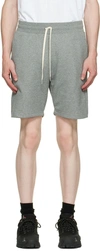 John Elliott Crimson Drawstring Shorts In Dark Grey