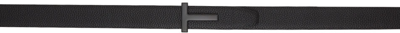 Tom Ford Black T-icon Belt