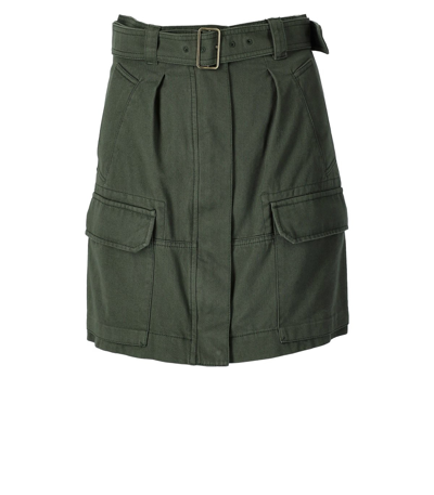 Max Mara Fiero Military Green Skirt