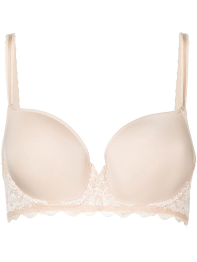 Wacoal Lace-detail Contour Bra In Neutrals