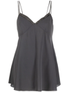 Brunello Cucinelli Camisole Shift Top In Grey