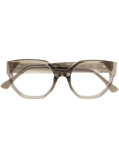 Ahlem Round-frame Glasses In Grey