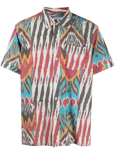 Engineered Garments Printed Cotton-voile Shirt In Multi