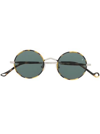 Eyepetizer Quatre Geometric-frame Sunglasses In Havana