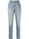 Victoria Beckham Nicola Light Blue Skinny Jeans In Blue