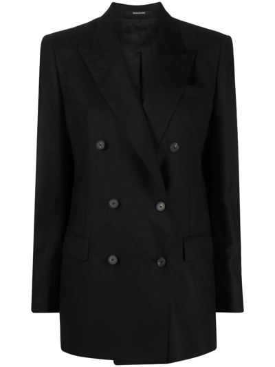Tagliatore Jasmine Double-breasted Blazer In Black