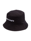 PALM ANGELS LOGO-EMBROIDERED BUCKET HAT