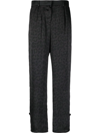SACAI HIGH-WAISTED PATTERNED TROUSERS
