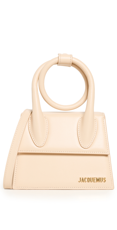 Jacquemus Le Chiquito Noeud Satchel In Neutrals